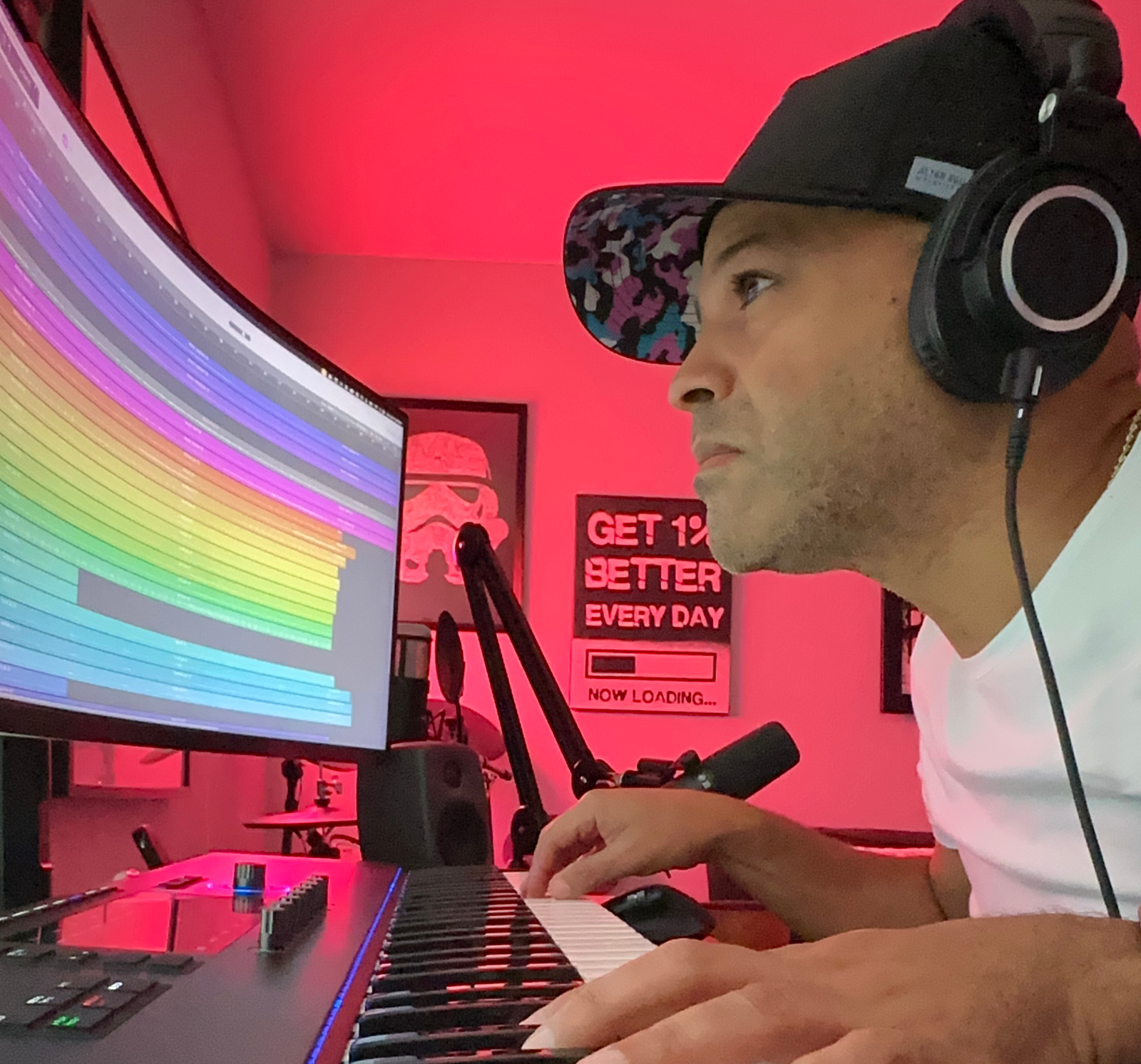 Wil at his studio